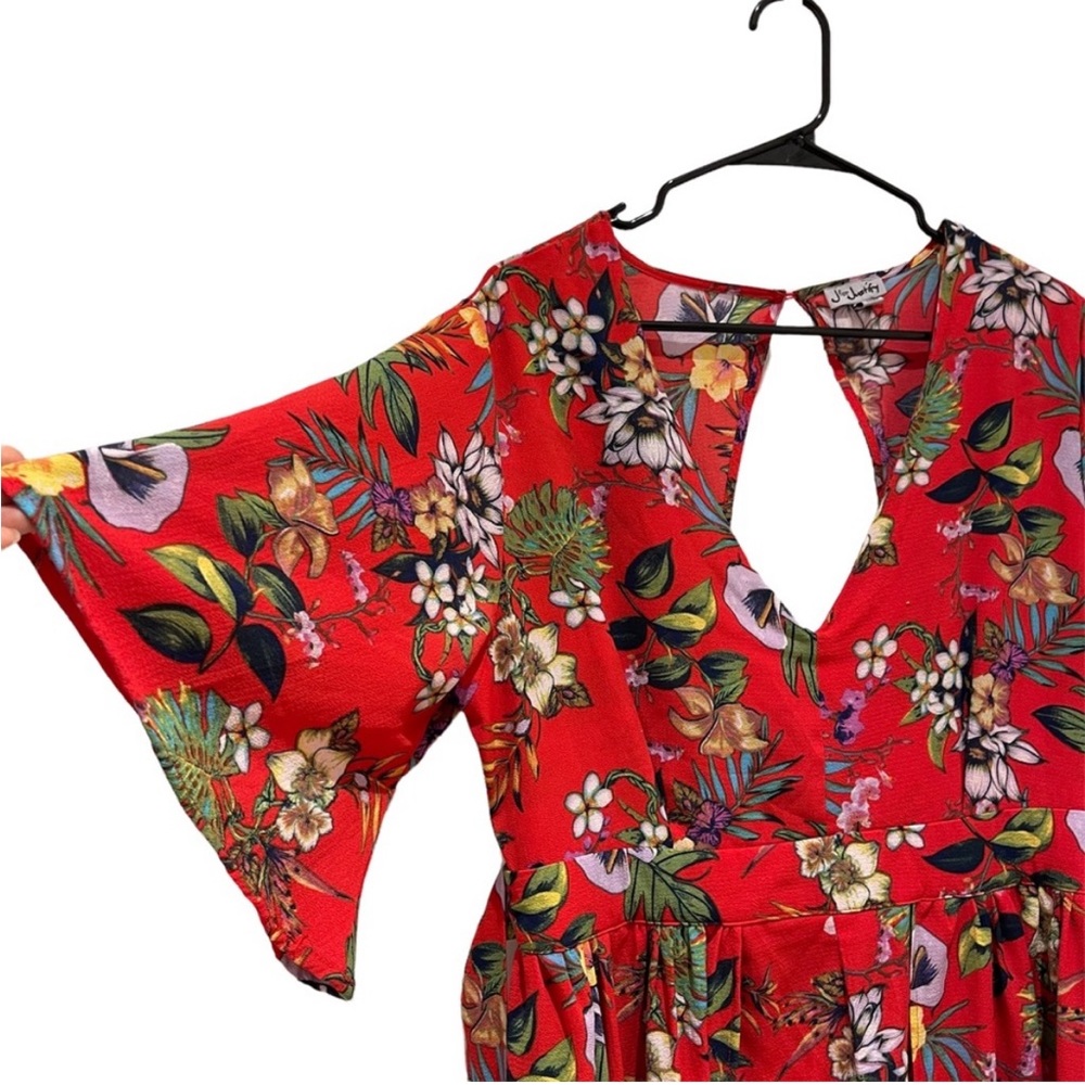 J for Justify red romper dress size XL.